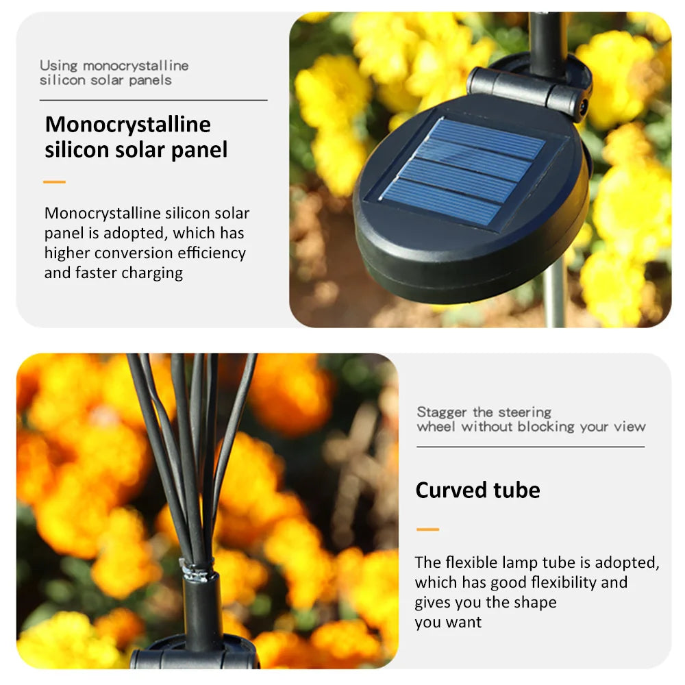 Solar Powered Firefly Garden Light