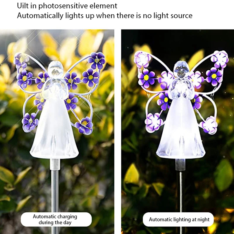 Waterproof Solar Angel Garden lights