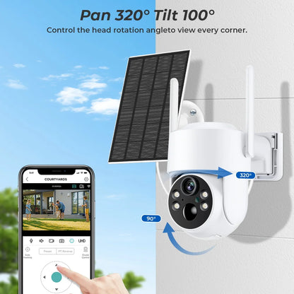 Smart Wireless Solar Security Camera