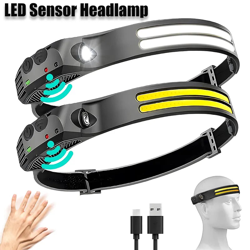 Wave LED Sensor Headlamp