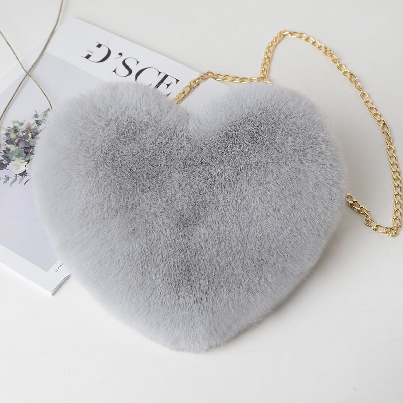 Heart Plush Handbag - Valentine’s Day Party Bag