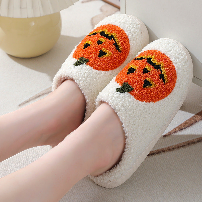 Halloween Pumpkin Cartoon Slippers for Men & Women