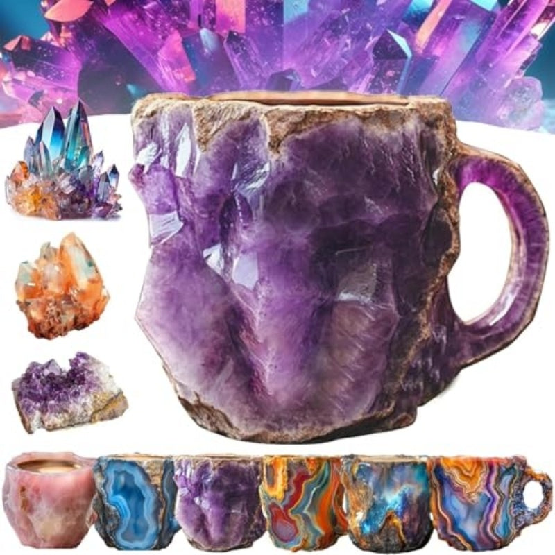 Elegant Mineral Crystal Coffee Mug