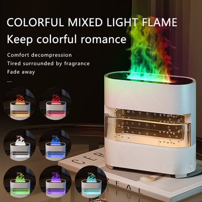 2024 Rain Cloud Fire Flame Diffuser & Humidifier Water Drop