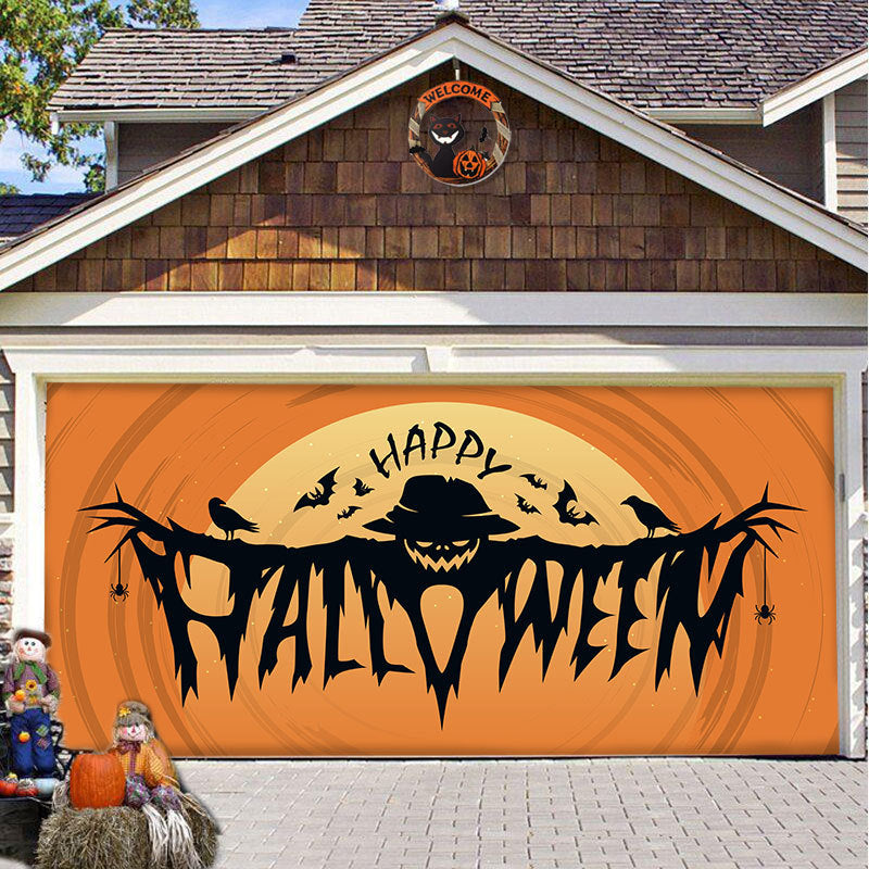 Halloween Vinyl Garage Door Decoration