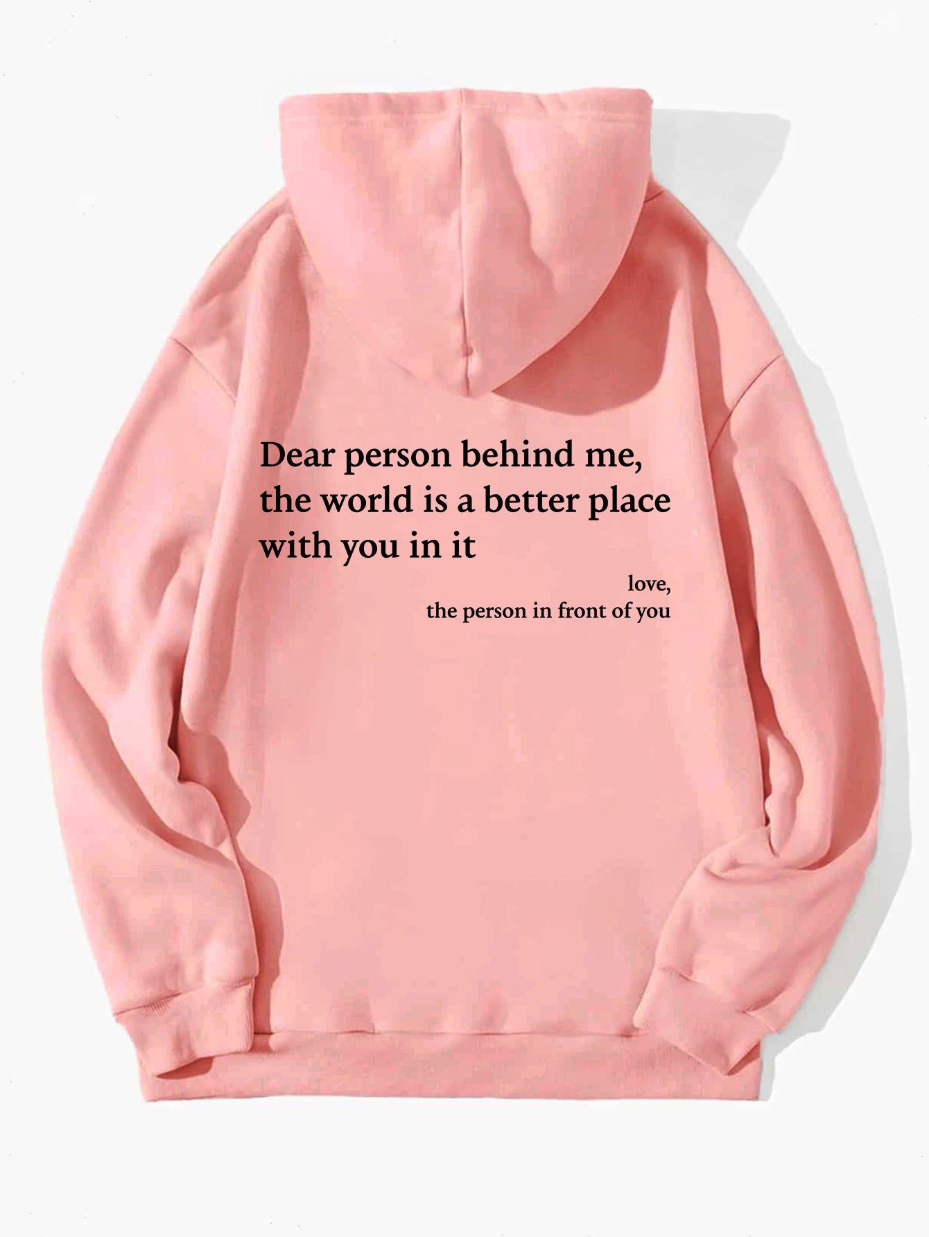 Inspirational Message Hoodie – Unisex Kangaroo Pocket Pullover in Multiple Colors