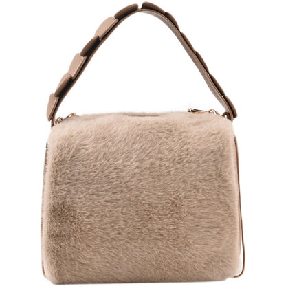 Cozy Winter Chain Plush Handbag