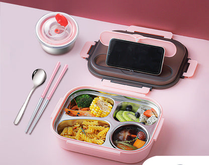 Microwaveable Stainless Steel Insulated Bento Box