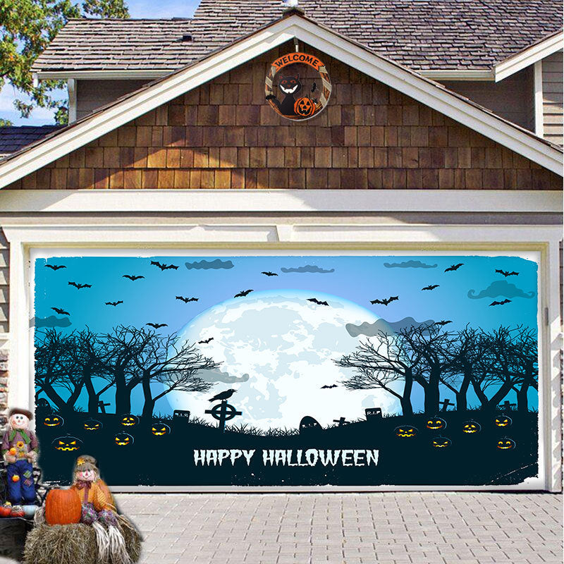 Halloween Vinyl Garage Door Decoration