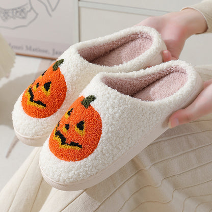 Halloween Pumpkin Cartoon Slippers for Men & Women