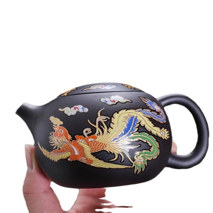 Color Changing Dragon & Phoenix Tea Pot