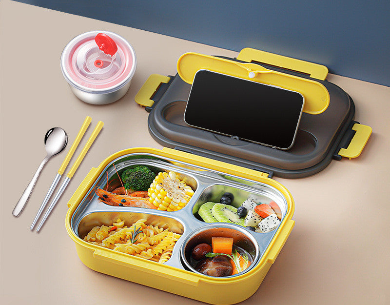 Microwaveable Stainless Steel Insulated Bento Box