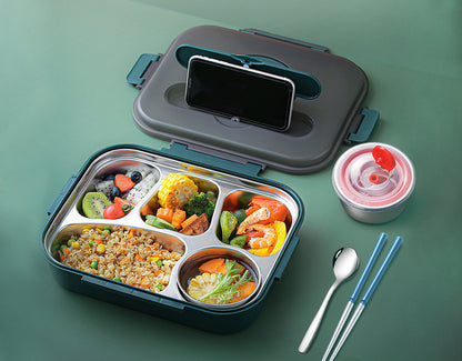 Microwaveable Stainless Steel Insulated Bento Box