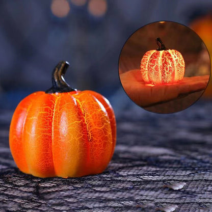 Spooky Glow: Halloween Pumpkin LED Candle Lamp