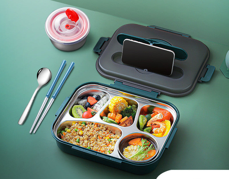 Microwaveable Stainless Steel Insulated Bento Box