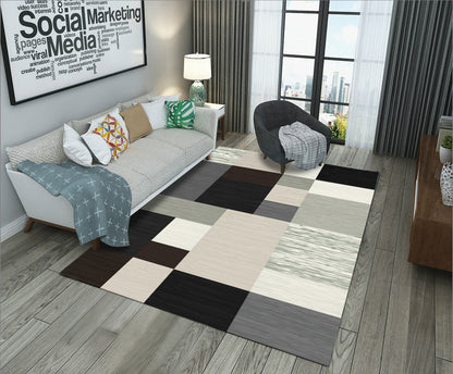 Geometric Coffee Table Cloakroom Carpet