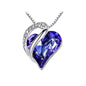 New Heart Shaped Crystal Ornament & Necklace