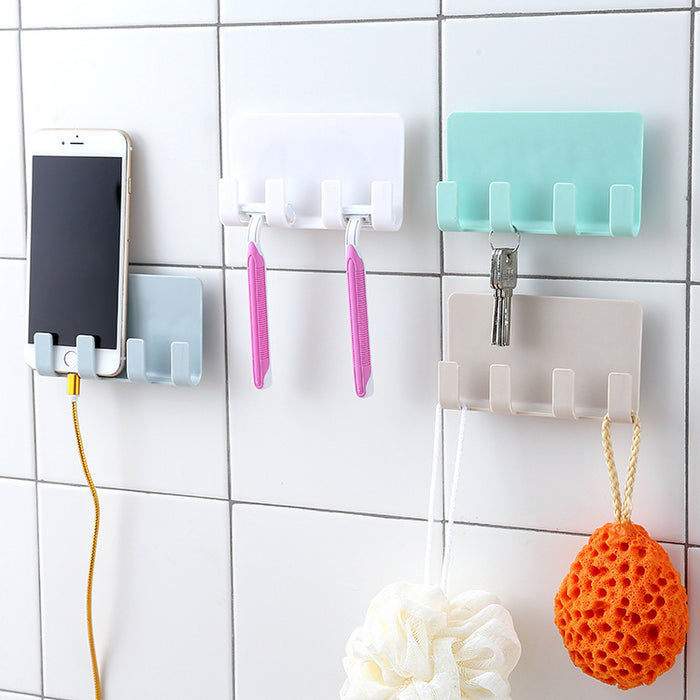 Creative paste mobile phone charging stand