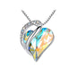 New Heart Shaped Crystal Ornament & Necklace