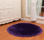 Round Soft Faux Sheepskin Fur Rugs