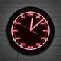 LED Luminous Wall Clock Black Wall Clock Binary Time Scale Home Decoration Clock Wall Clock