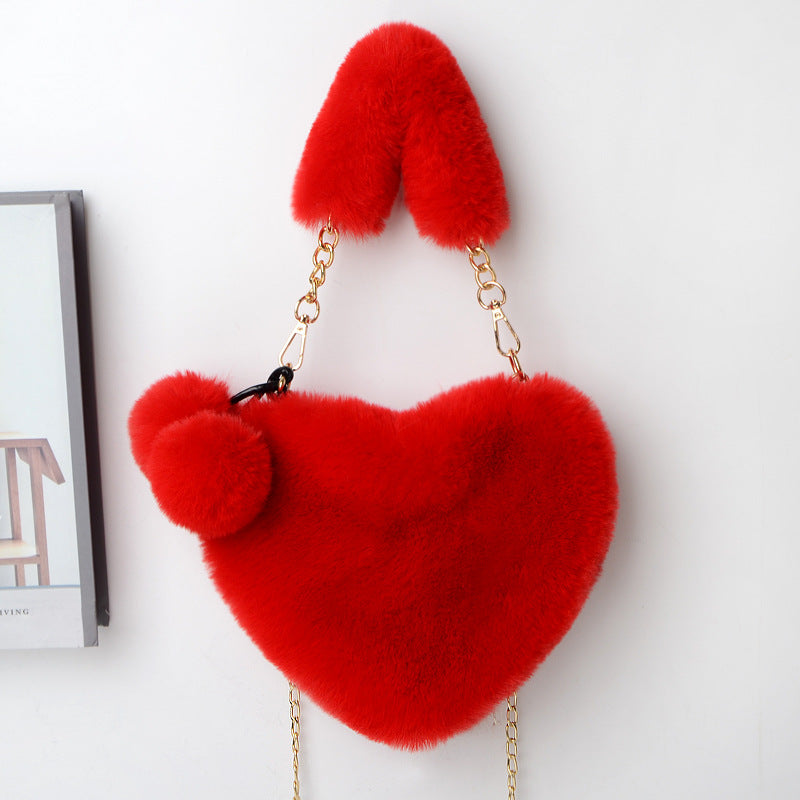 Valentine's Day Soft Plush Party Handbag