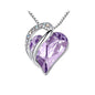 New Heart Shaped Crystal Ornament & Necklace