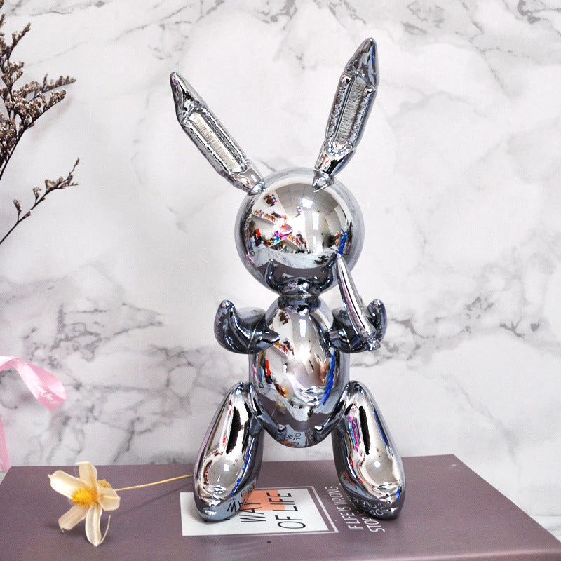 Balloon rabbit home decor