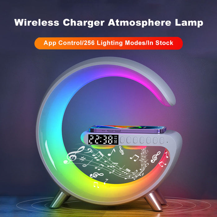 Intelligent Atmosphere Lamp with Bluetooth Speaker & Wireless Charger