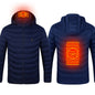 New Heated Jacket & Coat with USB Electric Heater & Thermal Clothing Heating Vest for Winter