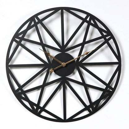 Iron wall clock living room silent wall clock