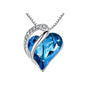 New Heart Shaped Crystal Ornament & Necklace