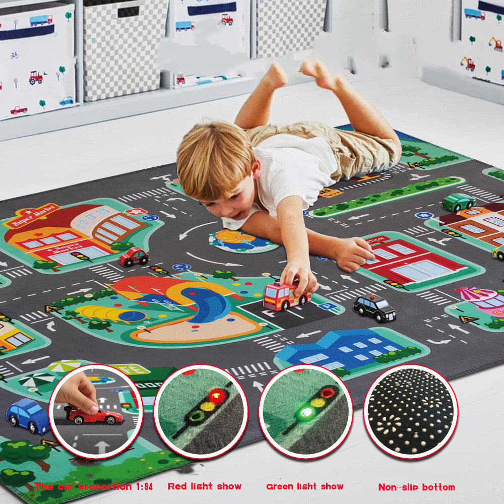 LED Lighter Rode Rugs For Kid Play Climb Carpets