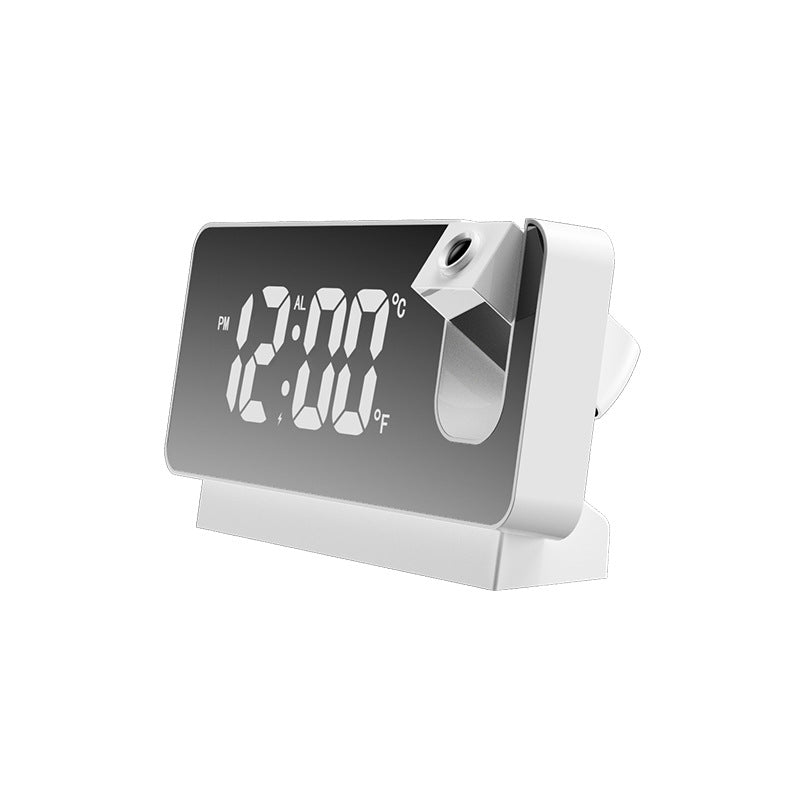 New 3D Projection Alarm Clock With LED Mirror