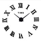 New 3D Home Decor Large Roman Clock