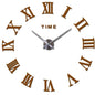 New 3D Home Decor Large Roman Clock