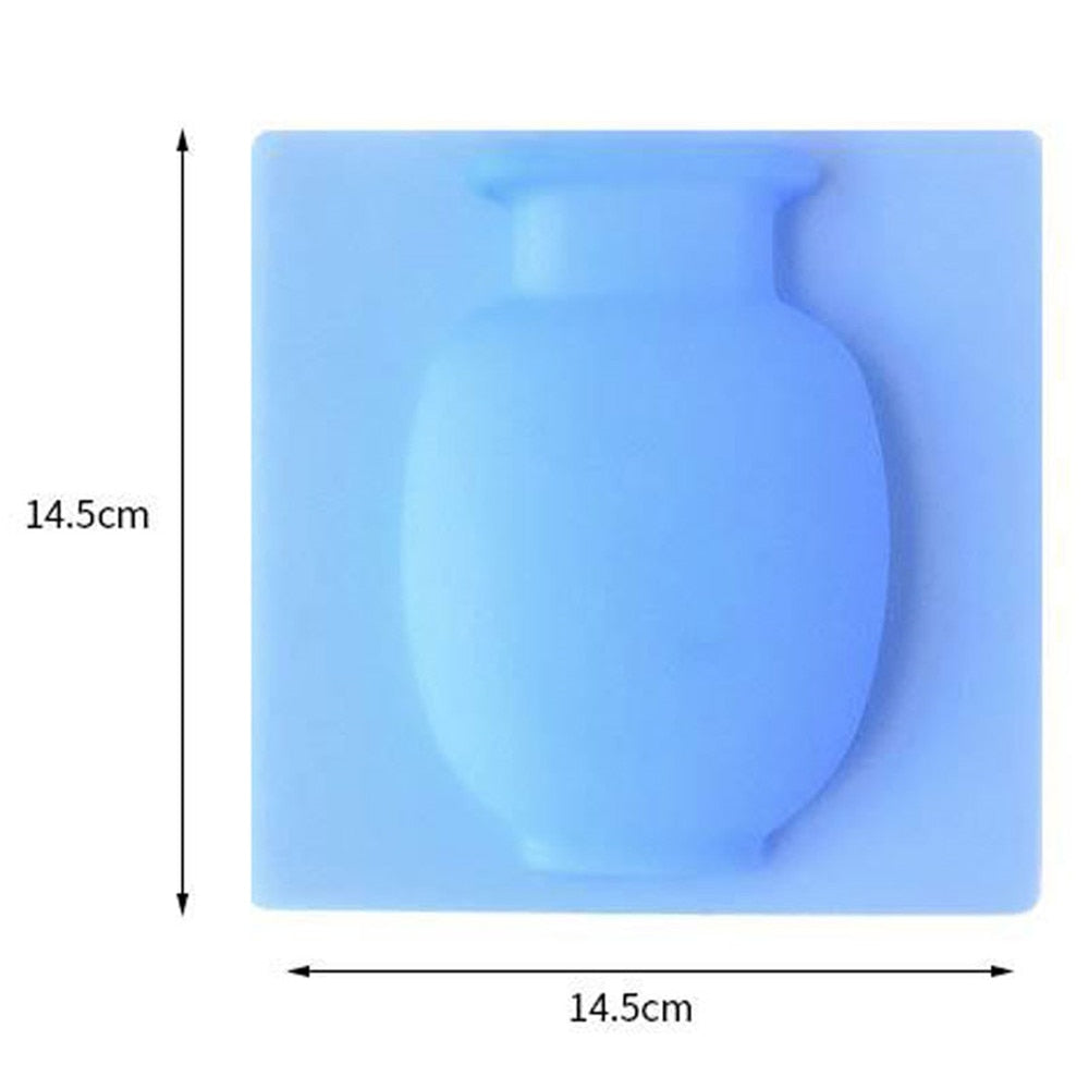 Wall Hanging Floret Bottle Silicone Vase Container