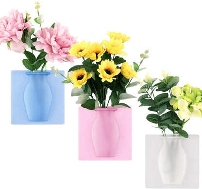 Wall Hanging Floret Bottle Silicone Vase Container