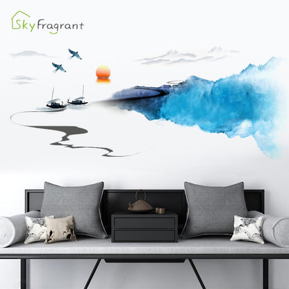 Landscape Ink Painting Wall Home Decor