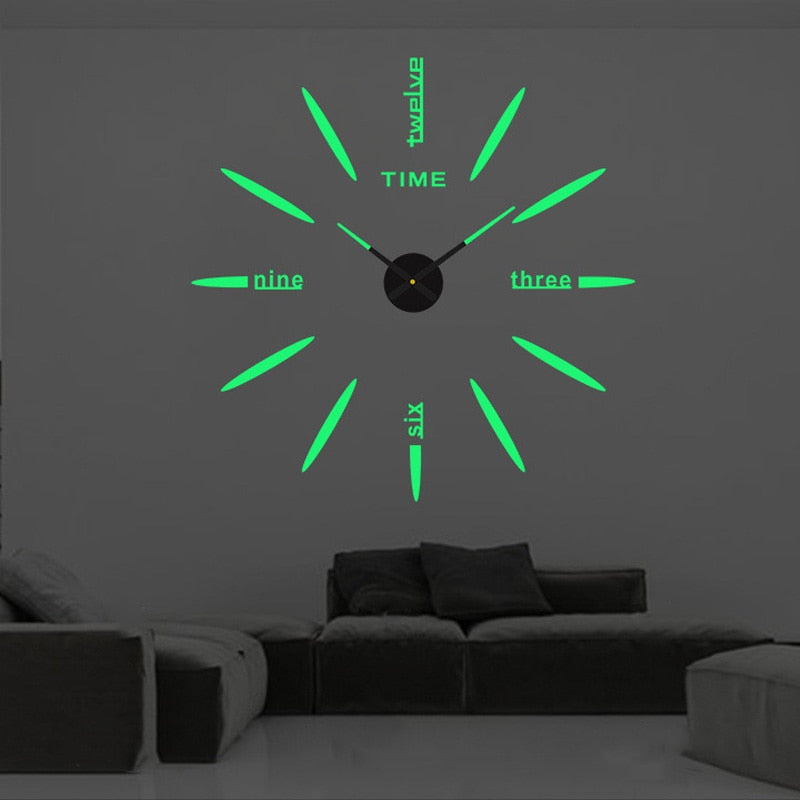 3D Luminous Wall Clock