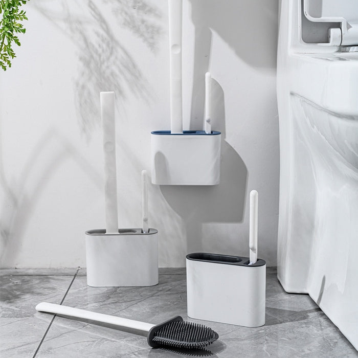 Silicone Toilet Brush & Holder