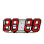 LED Digital Wall Clock with 3 levels Brightness