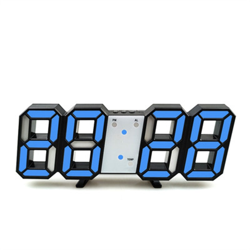 LED Digital Wall Clock with 3 levels Brightness