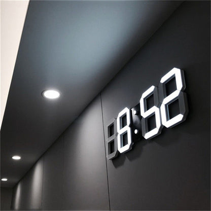 LED Digital Wall Clock with 3 levels Brightness