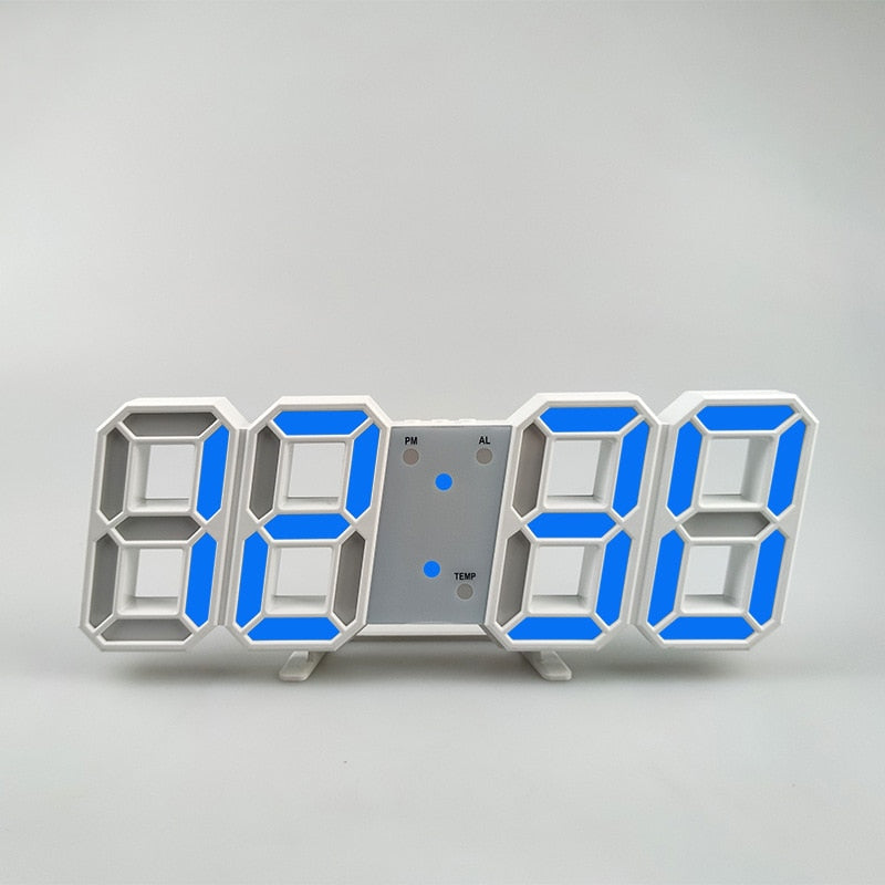 LED Digital Wall Clock with 3 levels Brightness