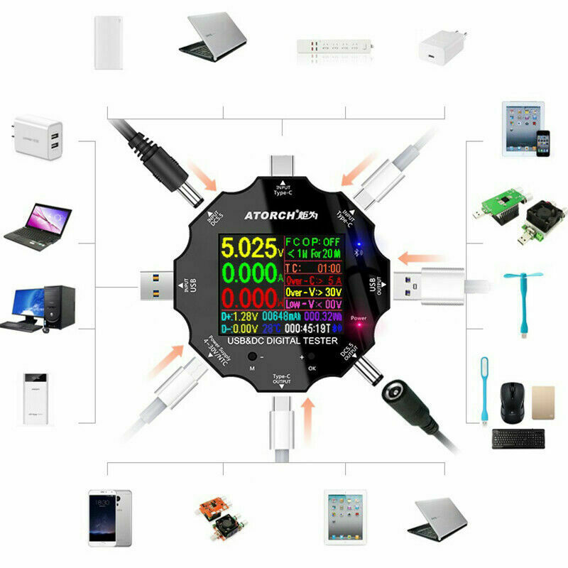 Mobile Phone Charging Detector Measuring Instrument