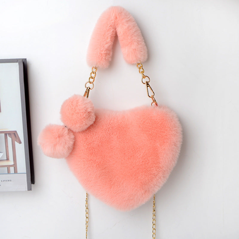 Valentine's Day Soft Plush Party Handbag