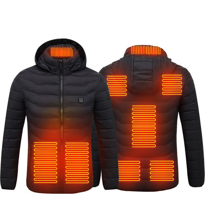 New Heated Jacket & Coat with USB Electric Heater & Thermal Clothing Heating Vest for Winter